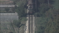 Freight Train At Bellaria Igea Marina From The Front