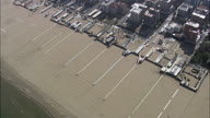 Over Beaches At Rimini  With No Tourists
