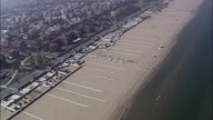 Over Beaches At Rimini  With No Tourists