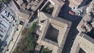 Directly Down Over Ducale Palace In Urbino