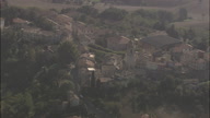 Hilltop Towns In Marche Hills Towards Coast