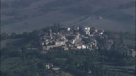 Hilltop Towns In Marche Hills Towards Coast