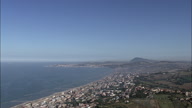 Wide Of Ancona With Bay And Conero Mountain In The Background