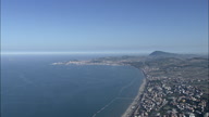 Wide Of Ancona With Bay And Conero Mountain In The Background