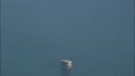 Small Oil/Gas Platform On Marche Adriatic Sea