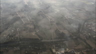 Low Mist Cover Hills Behind Marche Coast With A14 Motorway In Foreground
