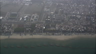 Coast South Of San Benedetto Del Tronto With Football Stadium In Background Amongst Houses  Ragnola