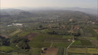 Abruzzi Landscape With Wooded Hills And Fields