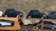 New Cars On Transporter Train
