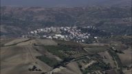 Small Towns Surrounded By Dry Farmland