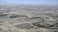 River Running Through Parched Landscaped