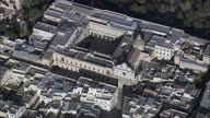 Lecce Above Santa Croce Basilica  Church Of The Sacred Cross  With Courtyard In The Background