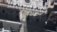 Fatade Of Lecce Santa Croce Basilica  Church Of The Sacred Cross