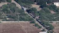 Small Local Two Carriages Train On Apulian Plain