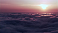 Calabrian Sunset Above The Clouds