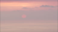 Sunset Over The Sea Near Lamezia