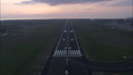Landing At St Eufemia Airport At Sunset