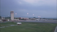 Landing At St Eufemia Airport At Sunset