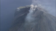 Stromboli Volcano Smoking