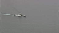 Fishing Boat At Sea Near Lipari Island