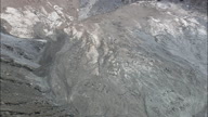 Fast Pull Out From Vulcano Crater