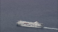 Grandi Viaggi Veloci Ferry In Gulf Near Palermo
