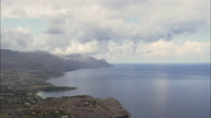 Sicilian Sea And Coast Towards To San Vito Lo Campo
