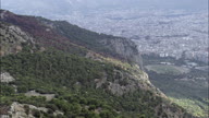 Looking Back At Palermo From Hills Going Towards Mondello