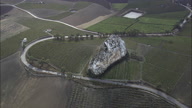 Large Rock In Landscape Near Borgo Schiro