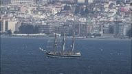 Three Master In Straits Of Messina