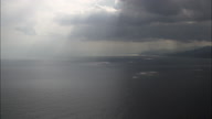 Approaching Sicily In Dark Clouds And Rain