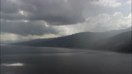 Approaching Sicily In Dark Clouds And Rain
