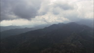 Approaching Sicily In Dark Clouds And Rain