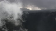 Mount Etna In Clouds