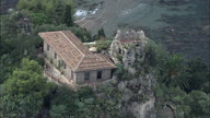 Villa Perched On Top Of Small Island Just Off Taormina Beach