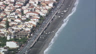 Promenade And Road Near Nizza Di Sicilia On The Way To Messina