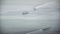 Three Ferries Off Messina Port