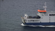 Close Of Ferry At Messina Port