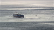 Wide Of Tanker In Straits Of Messina