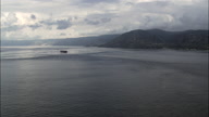 Big Wide Of Tanker In Straits Of Messina