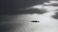 Italian Frigate Steaming Into Shade