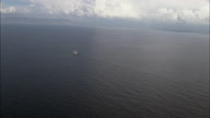 Three Masts Ship Palinuro In Straits Of Messina