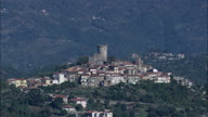 Castle Of Hilltop Town Castelnuovo Cilento