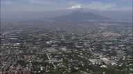 Flight Through Mountains Towards Vesuvius