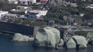 Round Cliff Rocks Close At Forio On Ischia Island