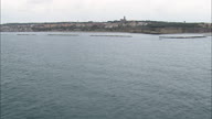 Low Approach To Anzio And Its Beach  Rain Drops On Lens