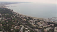 Anzio With Coast And Railway Line