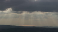 Tuscan Skiy Over Hills At Sunset