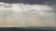 Tuscan Skiy Over Hills At Sunset