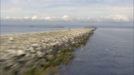 Along Outer Breakwater